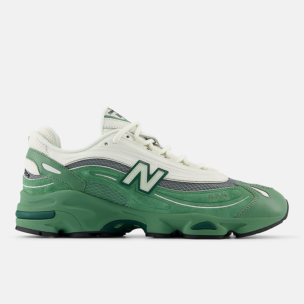 New Balance 1000 Shoes Mallard Green with Sea Salt